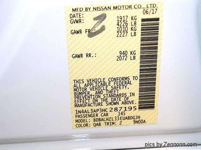 2017 Nissan Altima 2.5 SR